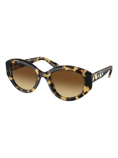 Next Swarovski SK6005 Brown Irregular Sunglasses- Buy online at McGrocer