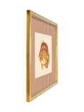 Brookpace Lascelles tropical fish wall art red striped 43x33cm - British product