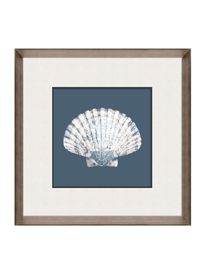 Brookpace Lascelles porcelain scallop shell wall art 56cm, UK version