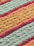 Oliver Bonas blue striped coir doormat, UK version