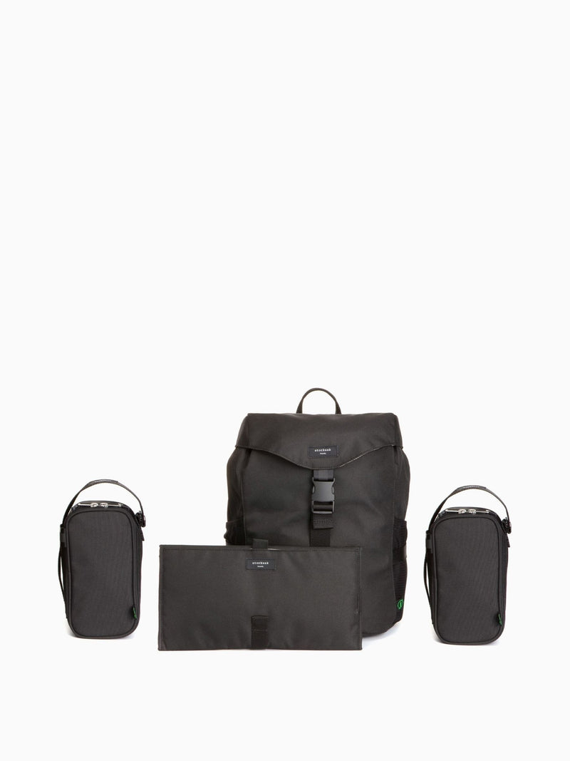 Storksak black changing backpack, UK version