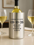 PMC personalised anniversary wine cooler - British product