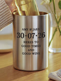PMC personalised anniversary wine cooler - British product
