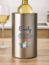 Next PMC Personalised Floral Wine Cooler Gift Set- Buy online at McGrocer