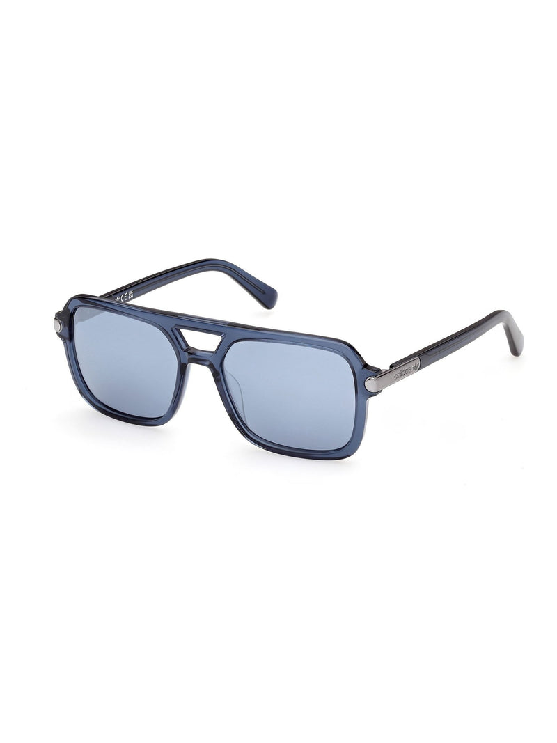 adidas Originals blue acetate sunglasses (British brand)