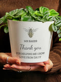 PMC personalised bee plant pot 14.5cm, UK version