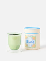 Next Oliver Bonas Blue Relax White Jasmine Scented Candle- Buy online at McGrocer