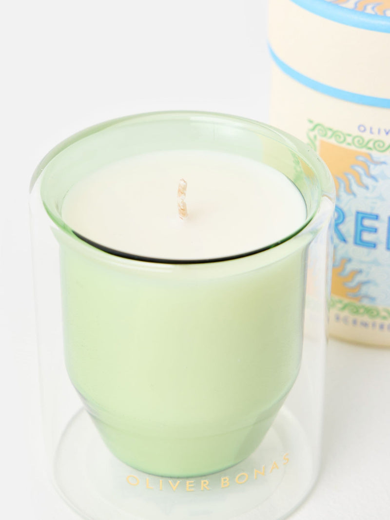 Oliver Bonas Relax White Jasmine Candle 9cm (British brand)