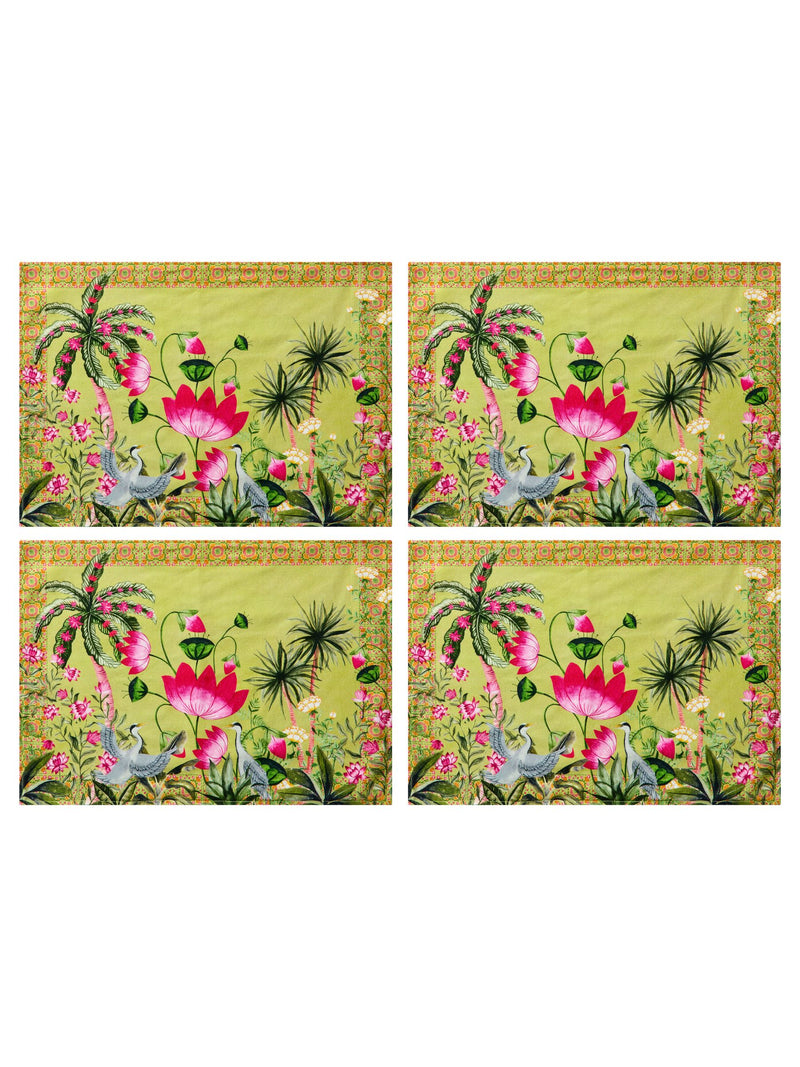 Joe Browns green palm placemats 4 pack, UK version