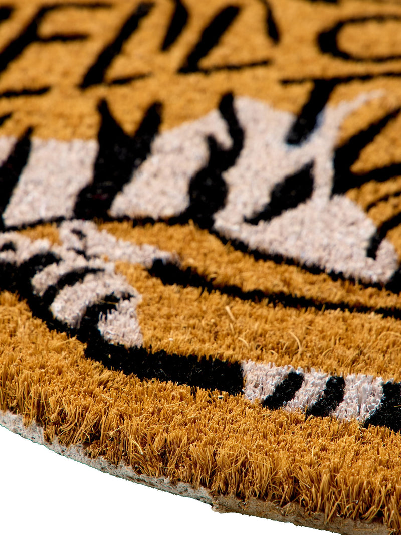 Joe Browns orange hello tiger doormat 70x40cm (British brand)