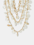 Accessorize White Shell Pearl Necklaces 3 Pack - British product