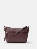 Accessorize brown faux leather cross-body bag, imported from the UK