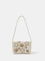 Next Accessorize Cream Seashell Sequin Shoulder Bag- Buy online at McGrocer