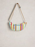 White Stuff Yellow Meadow Mesh Crossbody Bag 18x32cm - British product