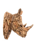 Widdop brown rhino head wall art (British brand)