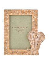 Next Widdop Brown Wood Effect Elephant Photo Frame- Buy online at McGrocer