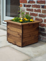 Next Charles Taylor Brown Large Square Garden Planter- Buy online at McGrocer
