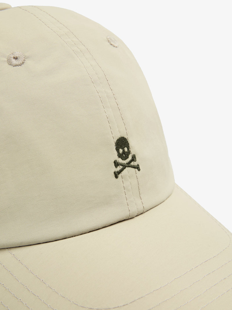 Scalpers cream hood cap with adjustable closure, British brand