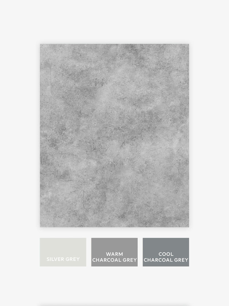 Soft Grey Plaster Abstract wallpaper sample A4, imported from the UK