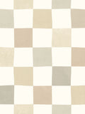 Ohpopsi Disco Check wallpaper sample A4 (British brand)
