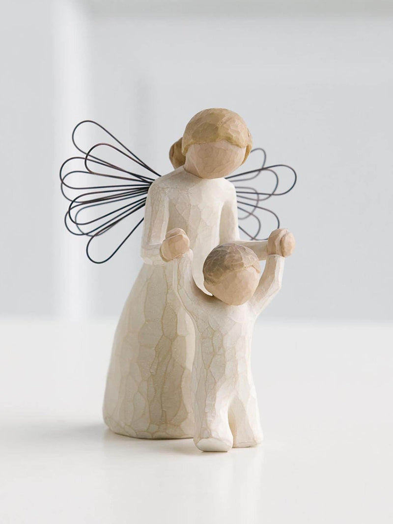 Willow Tree Guardian Angel figurine off white 13cm, imported from the UK