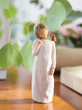 Willow Tree off white messenger figurine gift set 14cm - British product