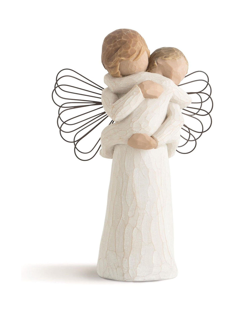 Willow Tree Angel's Embrace figurine off white 14cm, imported from the UK