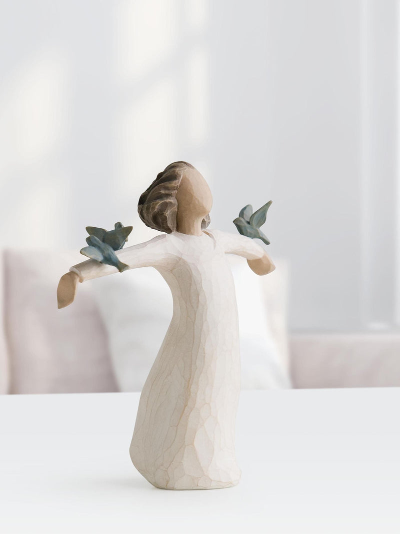 Willow Tree Off White Happiness Figurine 14cm, imported from the UK