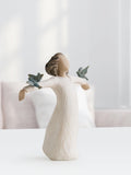 Willow Tree Off White Happiness Figurine 14cm, imported from the UK