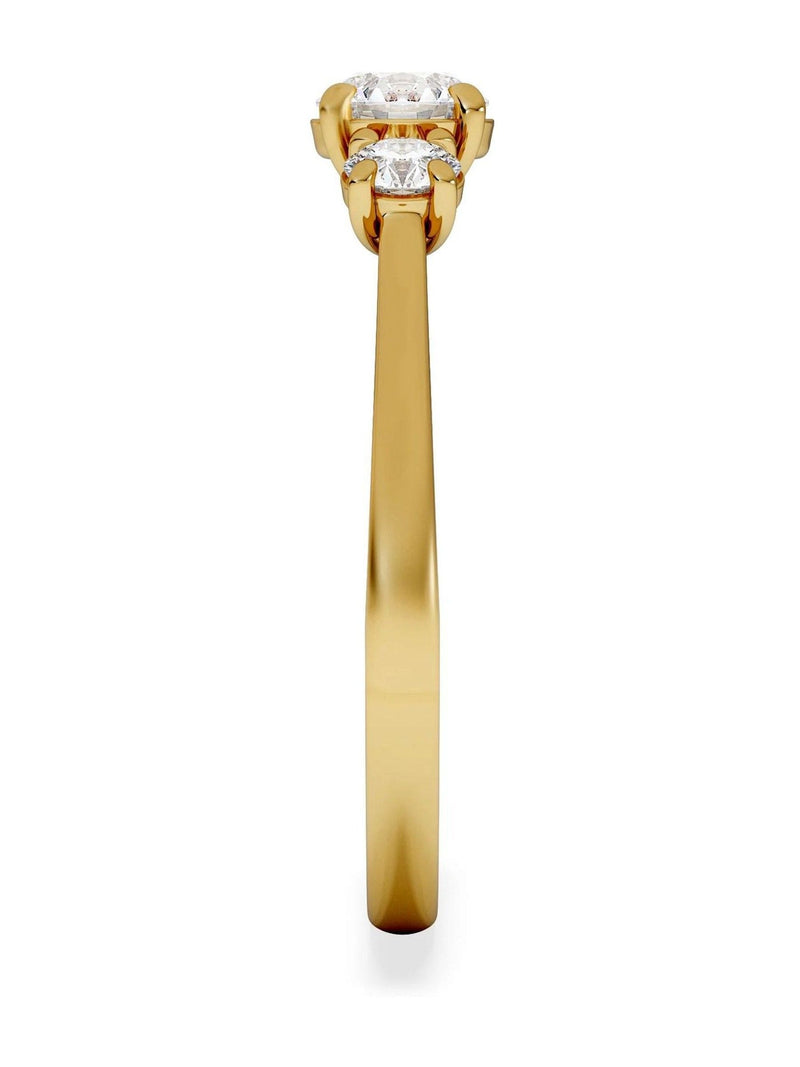 The Diamond Store Evoke lab diamond trilogy ring 0.50ct, UK version