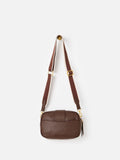 Oliver Bonas Charlee chocolate brown crossbody bag - British product