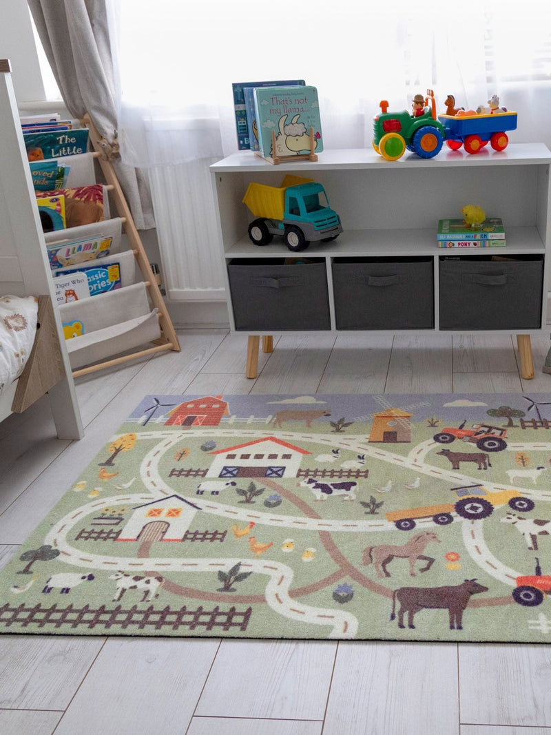 My Mat Farmyard playmat rug 100x150cm - British product