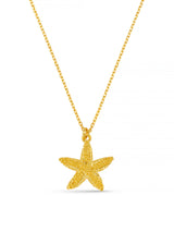 Next Orelia London Gold Tone Textured Starfish Necklace- Buy online at McGrocer