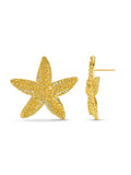 Orelia London gold starfish stud earrings - British product