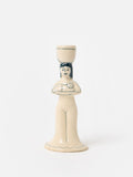 Oliver Bonas candlestick holder White Lyla, UK version