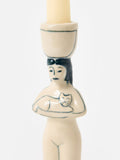 Oliver Bonas candlestick holder White Lyla, UK version