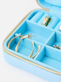 Oliver Bonas blue lemon crochet jewellery box 10cm (British brand)