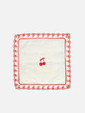 Oliver Bonas cushion cover cream red cherry 45cm, UK version