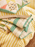 Oliver Bonas cushion cover patchwork velvet 60cm, imported from the UK