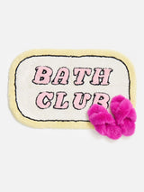 Next Oliver Bonas Yellow Bath Club Rounded Bath Mat 50cm x 80cm- Buy online at McGrocer