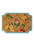 Oliver Bonas fruit pattern doormat 60x90cm - British product