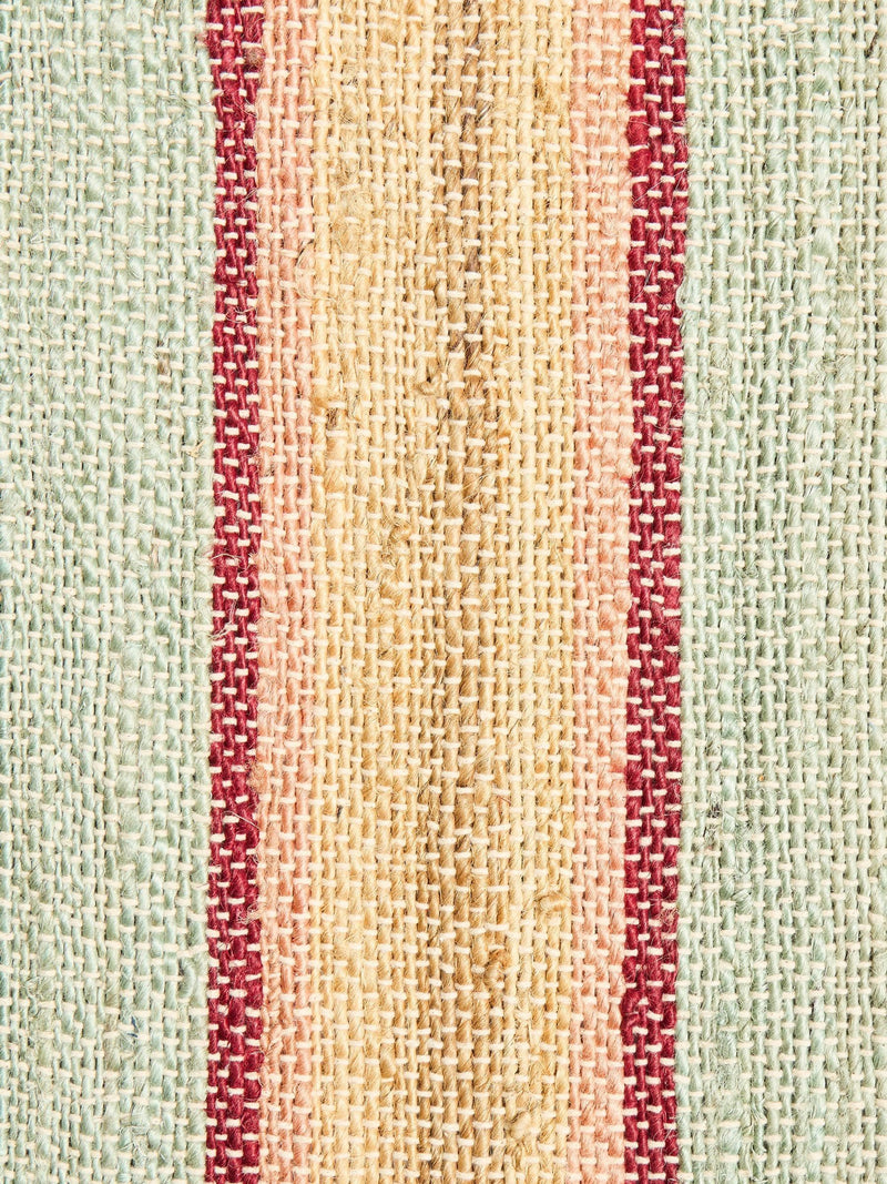 Oliver Bonas blue caló striped jute rug 140x200cm - British product