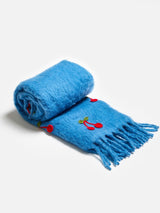 Next Oliver Bonas Blue Crochet Cherries Throw- Buy online at McGrocer