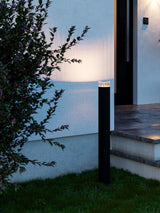 Next Eglo Castelnuovo Black Outdoor Floor Light- Buy online at McGrocer