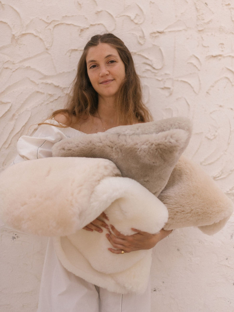 BINIBAMBA luxury merino sheepskin pram liner (British brand)