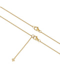 The Diamond Store 0.25ct heart cut lab diamond necklace, UK version