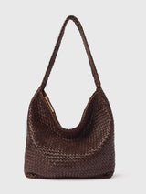 Next Whistles Brown Woven Tote Bag- Buy online at McGrocer