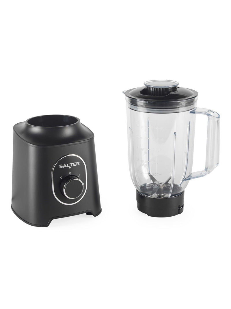 Salter black plastic jug blender 1.5L, imported from the UK