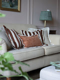 Ellenvale Interiors brown rust cushion covers set of 5 (British brand)