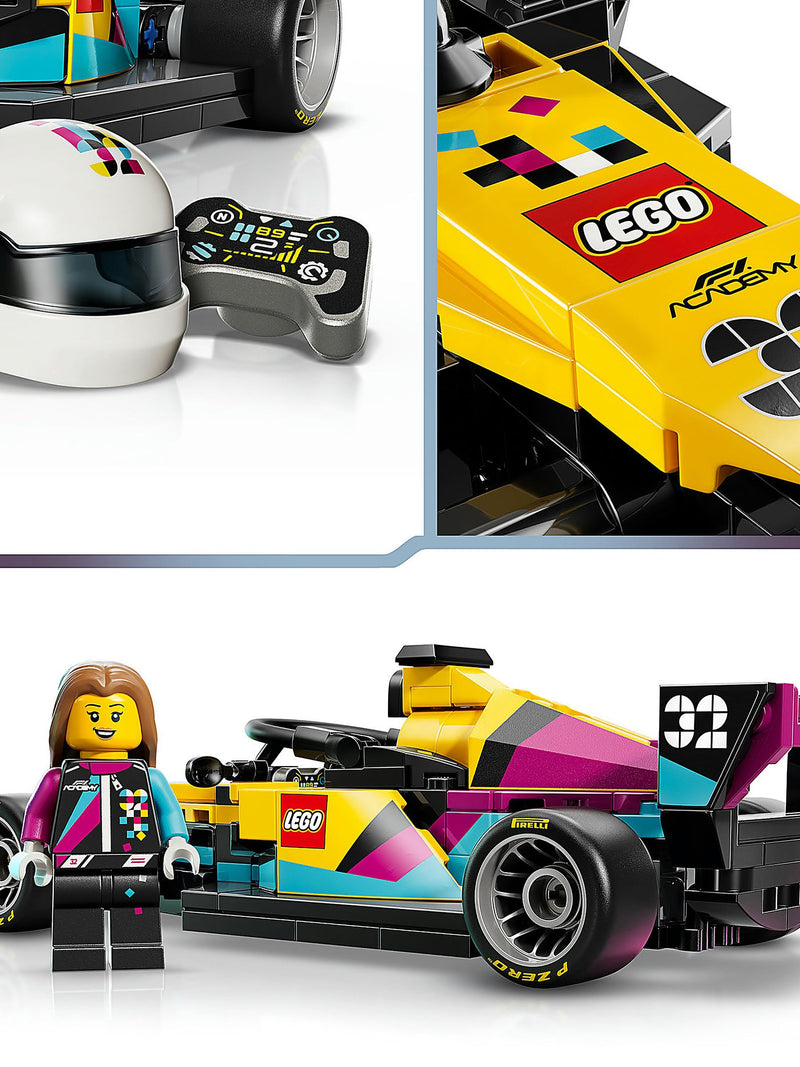 LEGO F1 ACADEMY race car toy, UK version